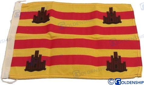 Bandera Ibiza 20X30 Goldenship
