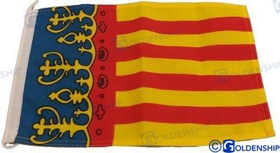 Bandera Valencia 20X30 Goldenship