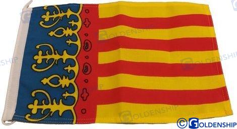 Bandera Valencia 20X30 Goldenship