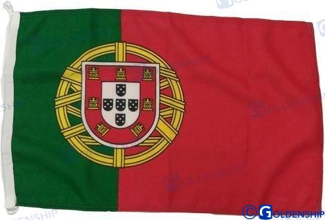 Bandera Portugal 30X45 Esc. Goldenship