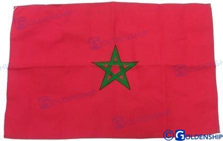 Bandera Marruecos 40X60 Goldenship