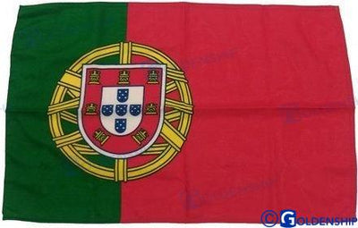 Bandera Portugal 40X60 Esc. Goldenship