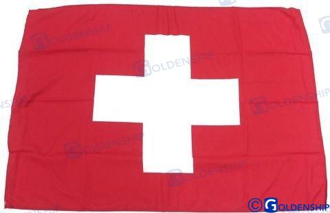 Bandera Suiza 70X100 Goldenship