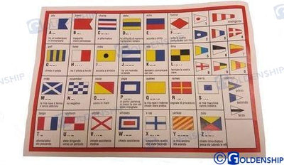 Codigo Int. Señales 40X60 C/funda Goldenship