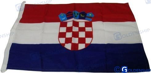 Bandera Croacia 30X45 Goldenship