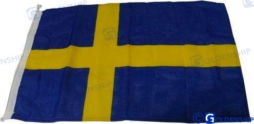 Bandera Suecia 30X45 Goldenship