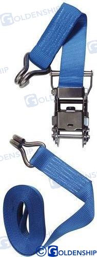 Cincha De Amarre Inox 1,5" - Azul - 6 M Goldenship