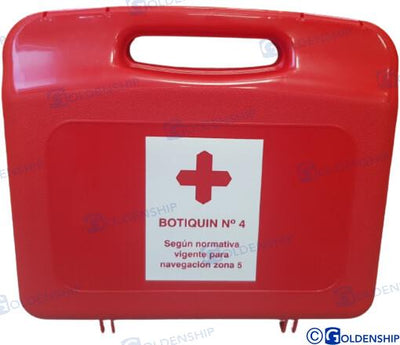 Botiquin Nº4 Basico 26*22*7 Goldenship