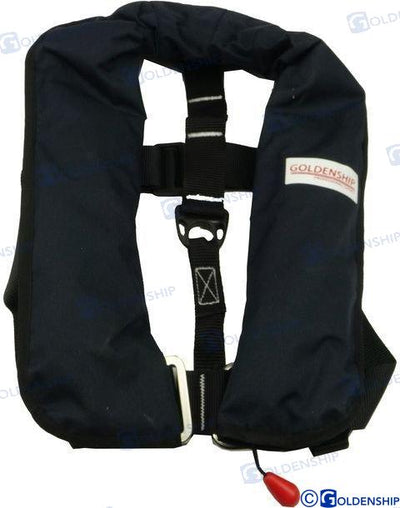 Chaleco Con Arnes Automatico Iso 150N - Goldenship (Ref. GS80160)