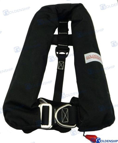 Chaleco Con Arnes Automatico Iso 150N - Goldenship (Ref. GS80161)