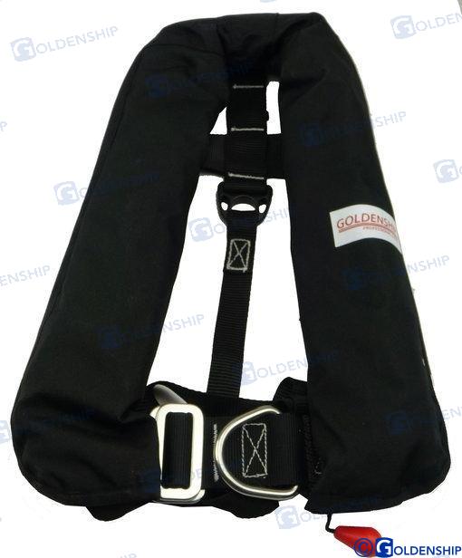 Chaleco Con Arnes Automatico Iso 150N - Goldenship (Ref. GS80161)