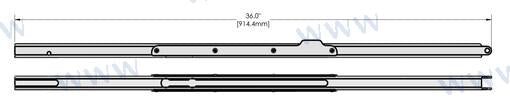 Anclaje Davit H2O - 113KG 36" Hard (2) Hurley