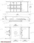 Anclaje Davit H3O+XL 453KG Manual Hurley