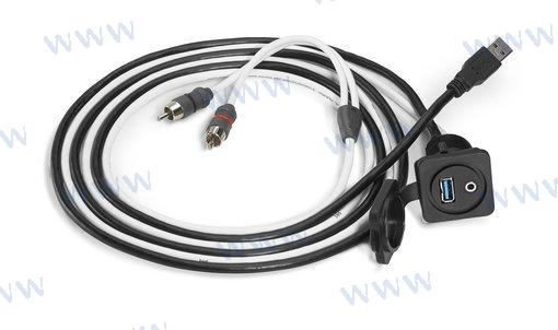 Jl Audio 3.5MM Audio Jack And Usb Port F