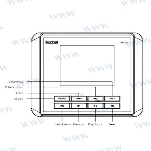 Control Remoto Para C5 Y C6 Kicker