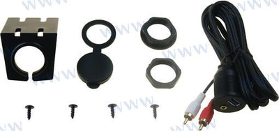 Base Estanca Usb Y 3,5MM Extension Kicker