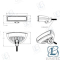 Luz CAPRERA3 Dimerizable Blanca/azul Lumitec