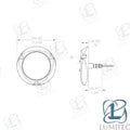 Luz Submarina Bronce Spectrum Rgbw Lumitec (Ref. LUM101510)