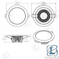 Luz Interior Mirage Blanco Rojo Azul Mor Lumitec (Ref. LUM113110)