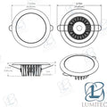Luz Interior Mirage Blanco Rojo Azul Mor Lumitec (Ref. LUM113190)