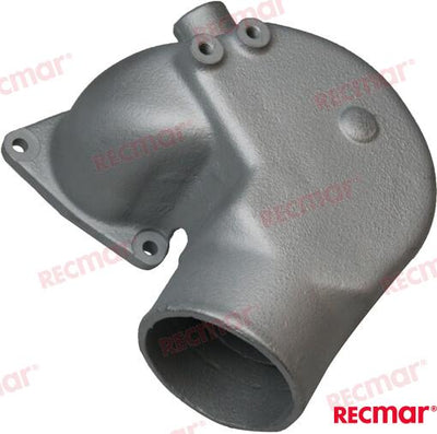 Codo Escape Inox Yanmar 119171-13530