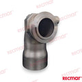 Codo Escape Inox Yanmar 119574-13530