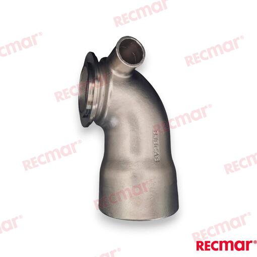 Codo Escape Inox Yanmar 119574-13530