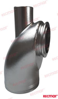 Codo Escape Inox Yanmar 119773-13501