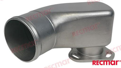 Codo Escape Yanmar Series 4JH/ Inox