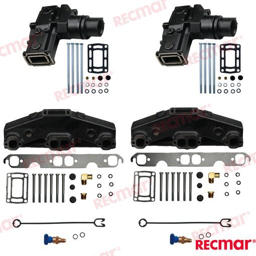 Kit Escape Volvo 1993+ GM305/350 V8 28.7 Recmar