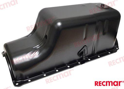 Oil Pan: Plastisol 8QT Bb 454GENEV OMC