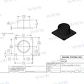 Adaptador Redondo 3" MSI (Ref. MSHA3P)