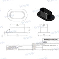 Anillo Para Manguera Ovalado Para 4" MSI