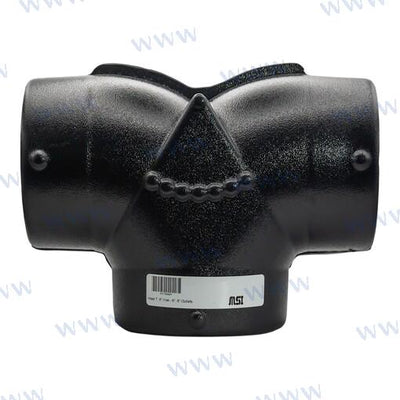 T Para Mang. Entrada 6" Salidas 6" MSI