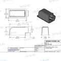 Plenum 10X4 Salida Lateral 4" MSI