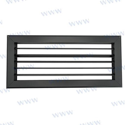 Rejilla Alu Negro Mate 12X5 MSI