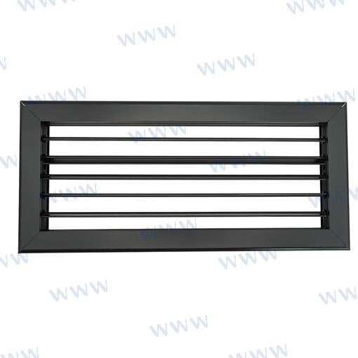 Rejilla Alu Negro Mate 12X5 MSI