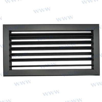 Rejilla Alu Negro Mate 12X6 MSI