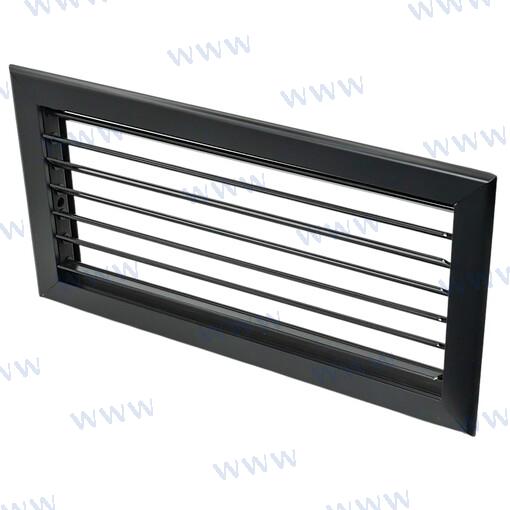 Rejilla Alu Negro Mate 12X6 MSI