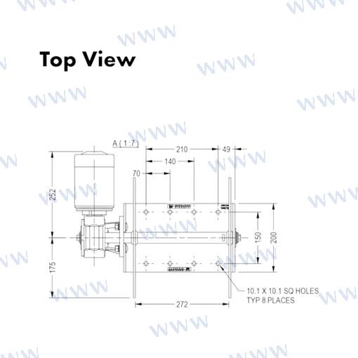 Molinete Muir DW10 24V