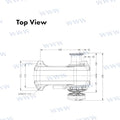 Molinete Muir HR1600 24V 10MM (3/8") Grl Quick