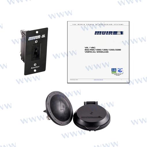Molinete Muir Capstan VC500 12V