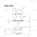 Molinete Muir Capstan VC850 24V