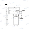 Molinete Muir V900 12V 8MM (5/16")+ Rm Quick