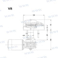 Molinete Muir VR1250 24V 10MM (3/8") + R Quick