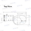 Molinete Muir VR3500 12V 10MM (3/8")