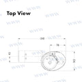 Molinete Muir VR600 12V 6MM + Std Pack Quick