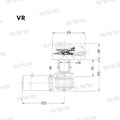 Molinete Muir VR600 24V 6MM + Std Pack Quick