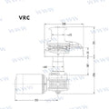 Molinete Muir VRC1250 12V 10MM (3/8") + Quick