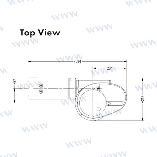 Molinete Muir VR400024V 12-13MM (1/2")